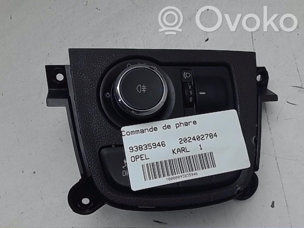 Opel Karl Interruptor de luz 