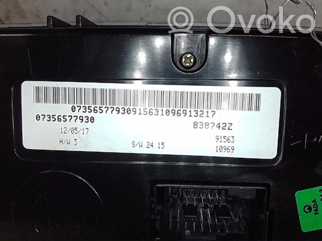 Jeep Renegade Climate control unit 