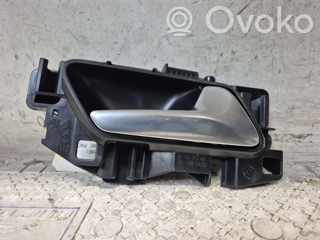 Peugeot 408 P54 Klamka wewnętrzna drzwi przednich 