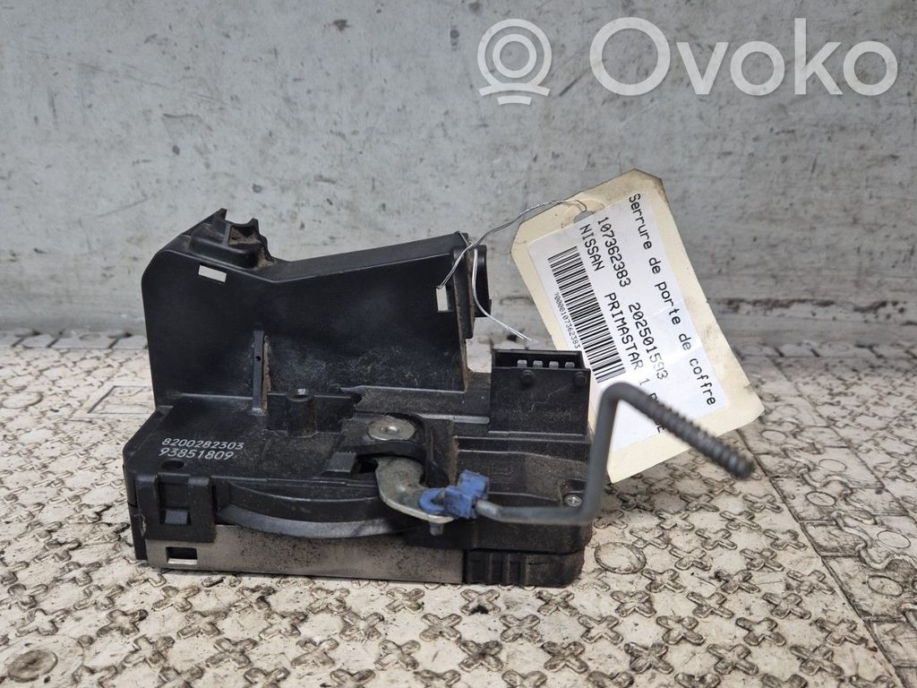 Nissan Primastar Zamek klapy tylnej / bagażnika 