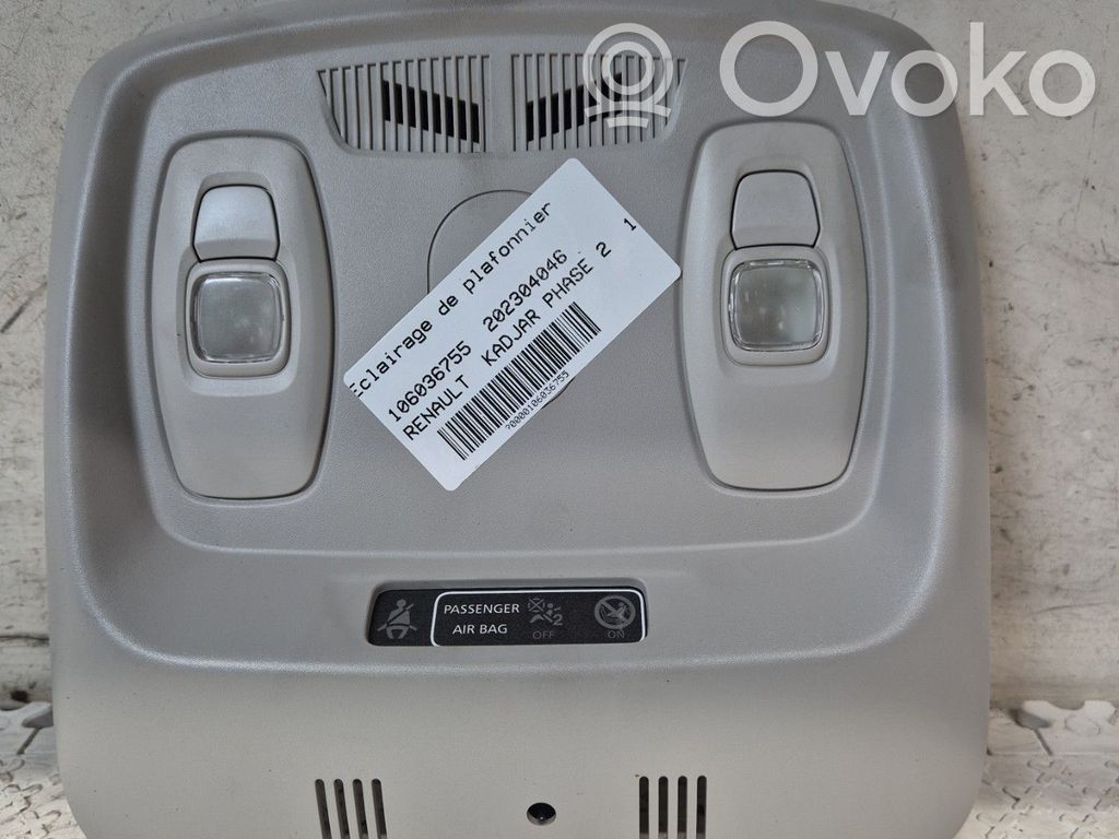 Renault Kadjar Luz del asiento delantero 