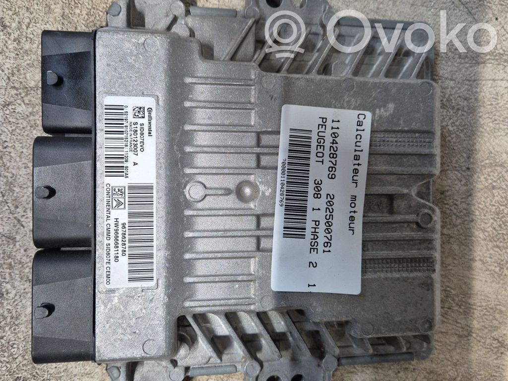 Peugeot 308 Engine control unit/module 