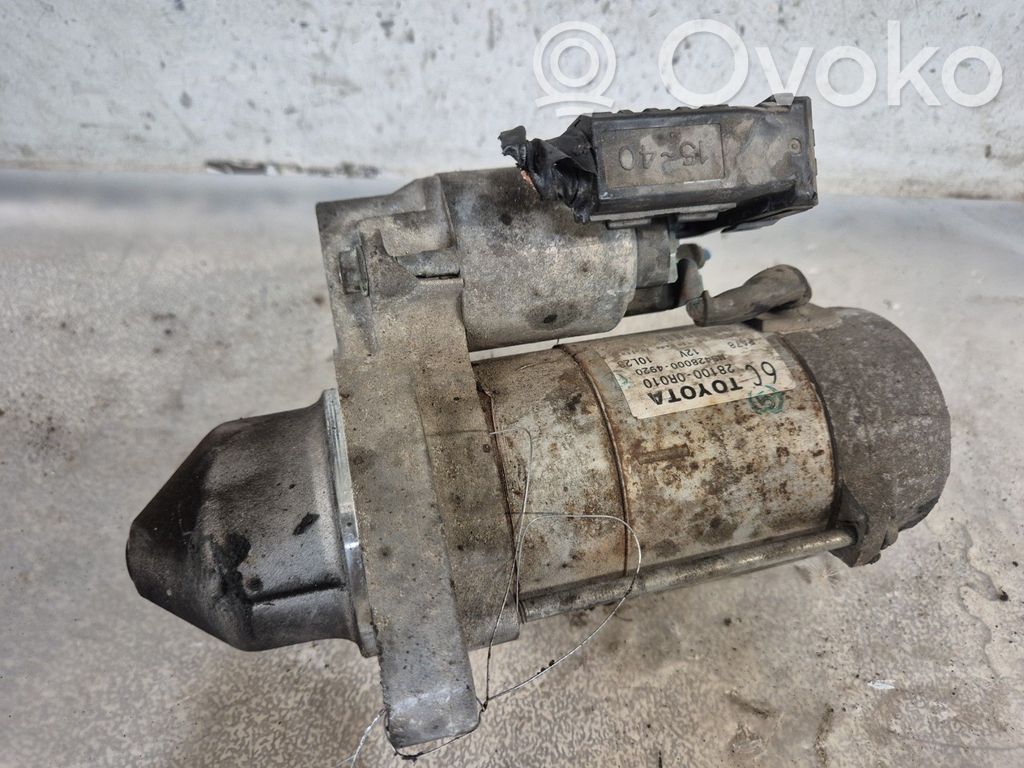 Toyota Verso Motor de arranque 