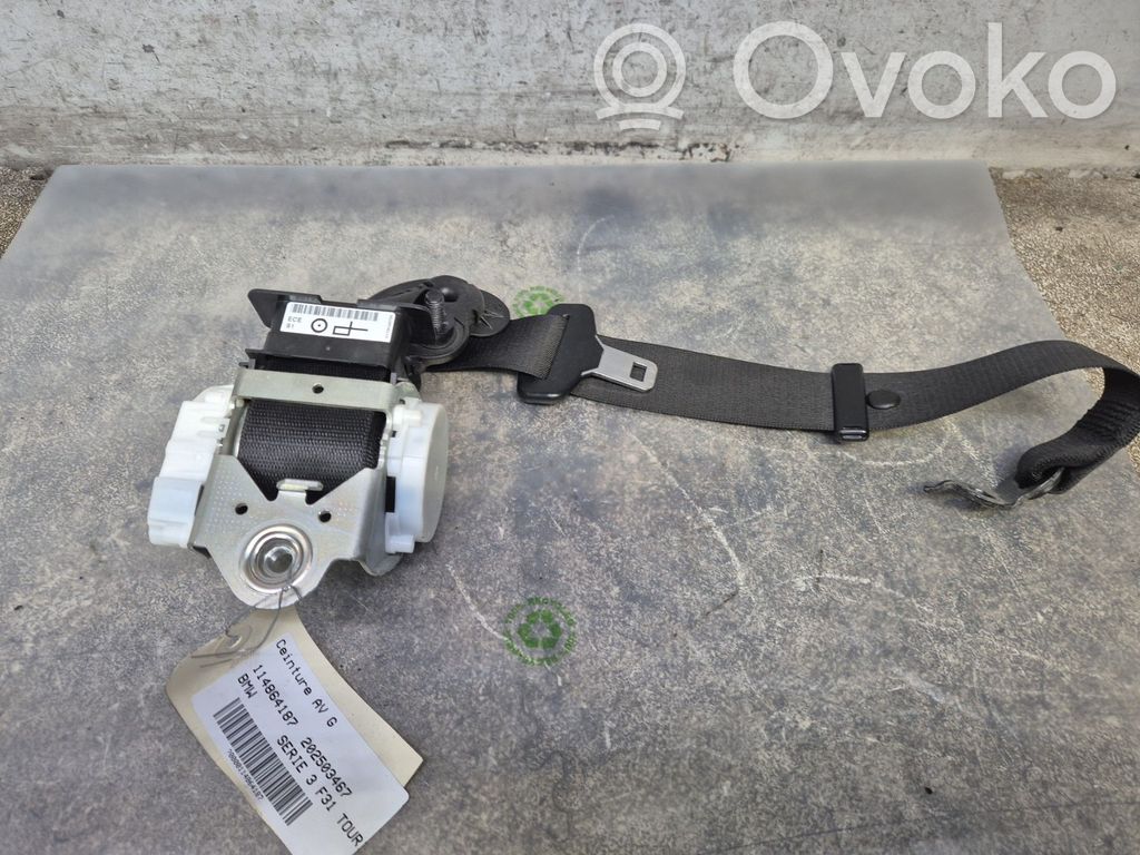 BMW 3 F30 F35 F31 Cinturón delantero 