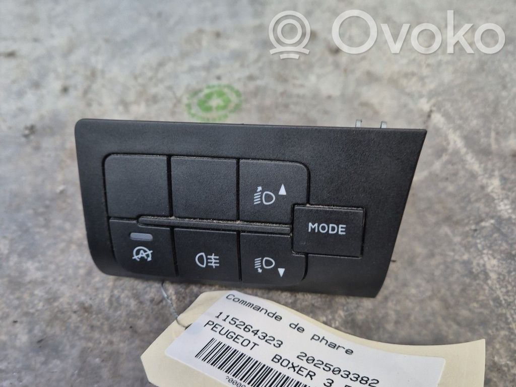 Peugeot Boxer Interruptor de luz 