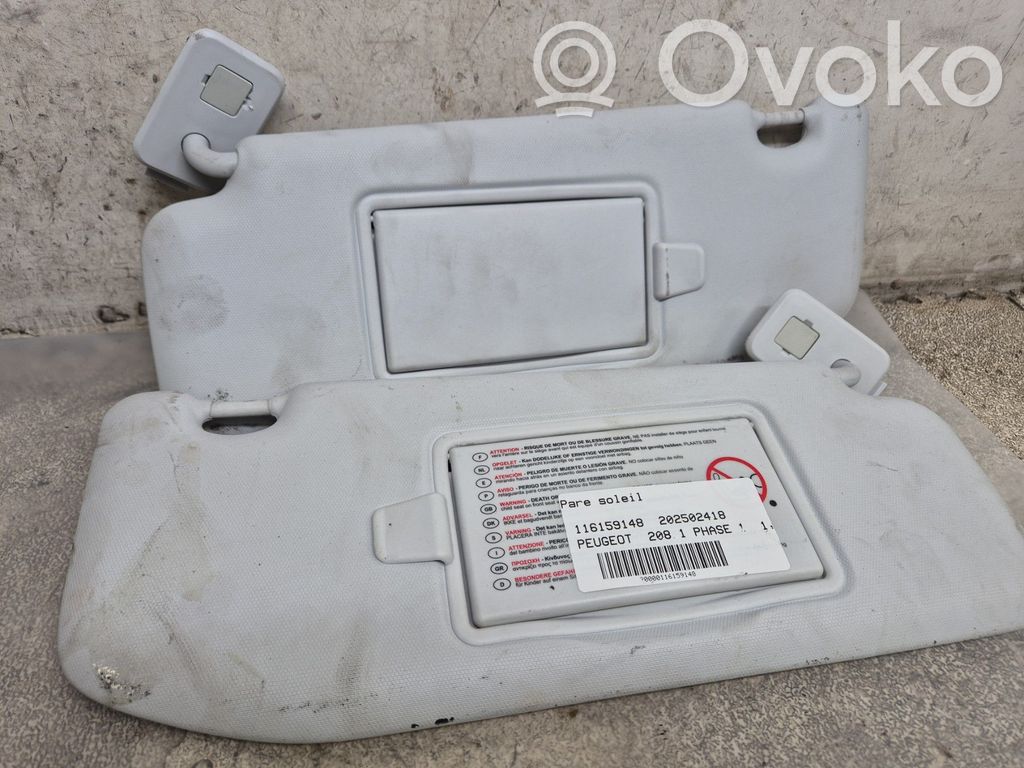 Peugeot 208 I Aletta parasole 
