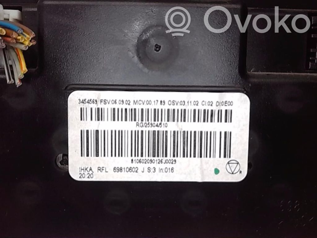 Panel klimatyzacji   64113455300