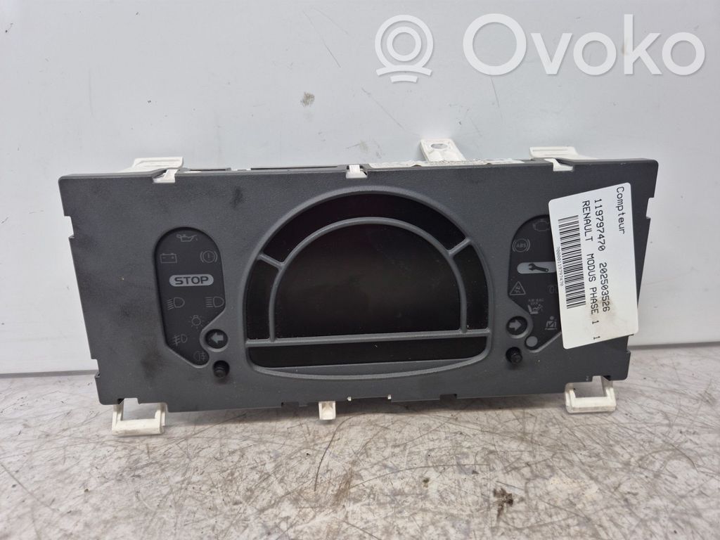 Renault Modus Nopeusmittari (mittaristo) 