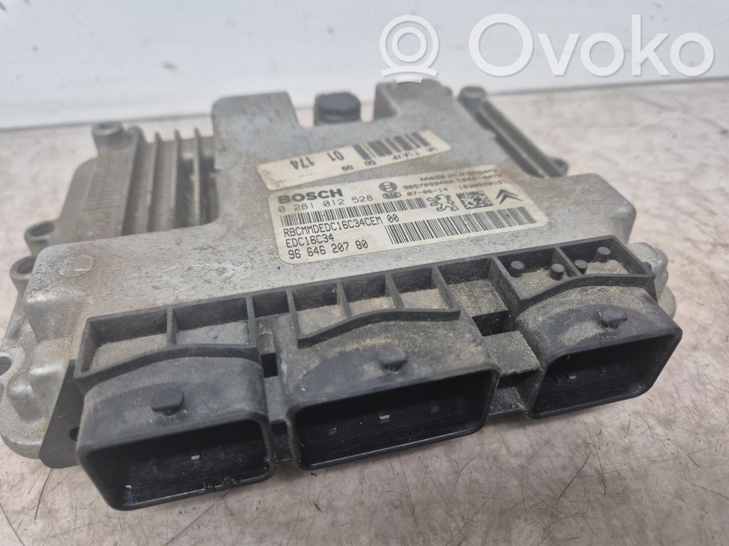 Peugeot 206 Engine control unit/module 