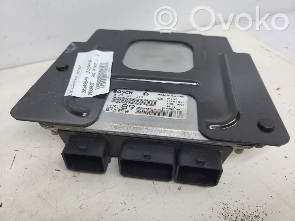 Peugeot 307 Engine control unit/module 
