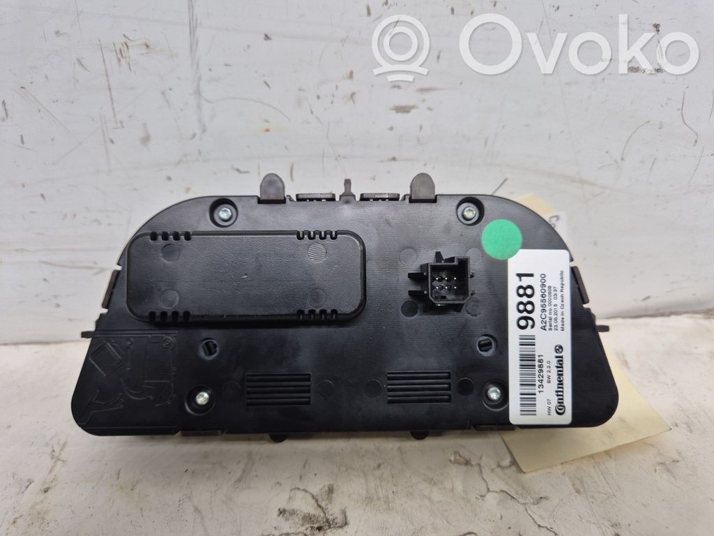 Opel Mokka Climate control unit 