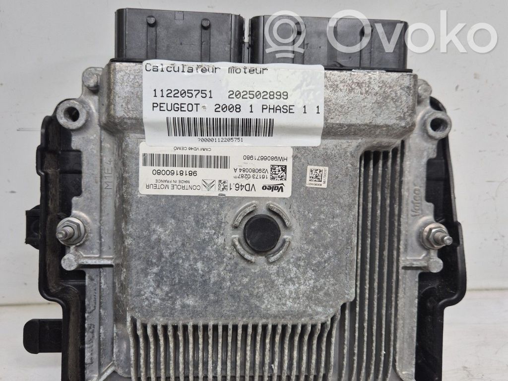 Peugeot 2008 I Engine control unit/module 