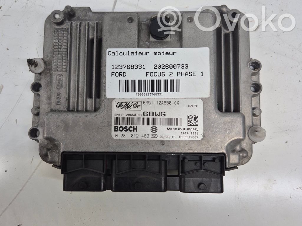 Ford Focus Unitate/modul de control motor 