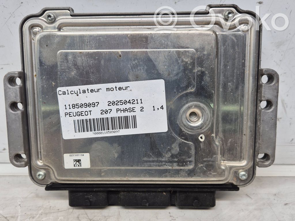 Peugeot 207 Engine control unit/module 