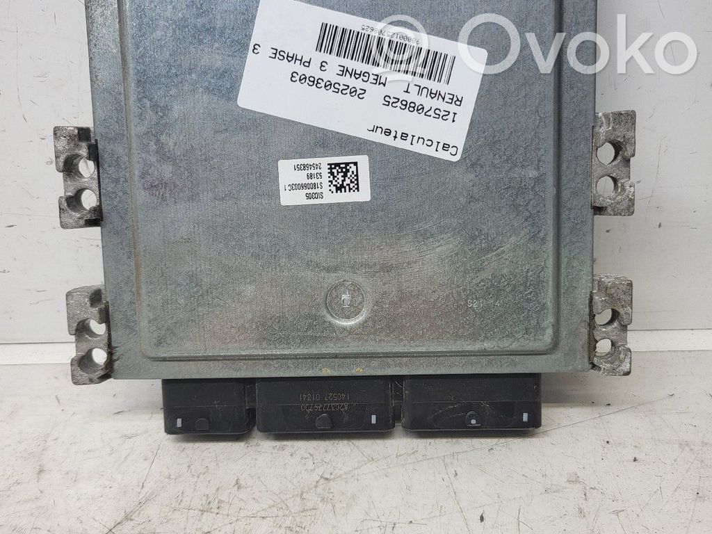 Renault Megane III Engine control unit/module 