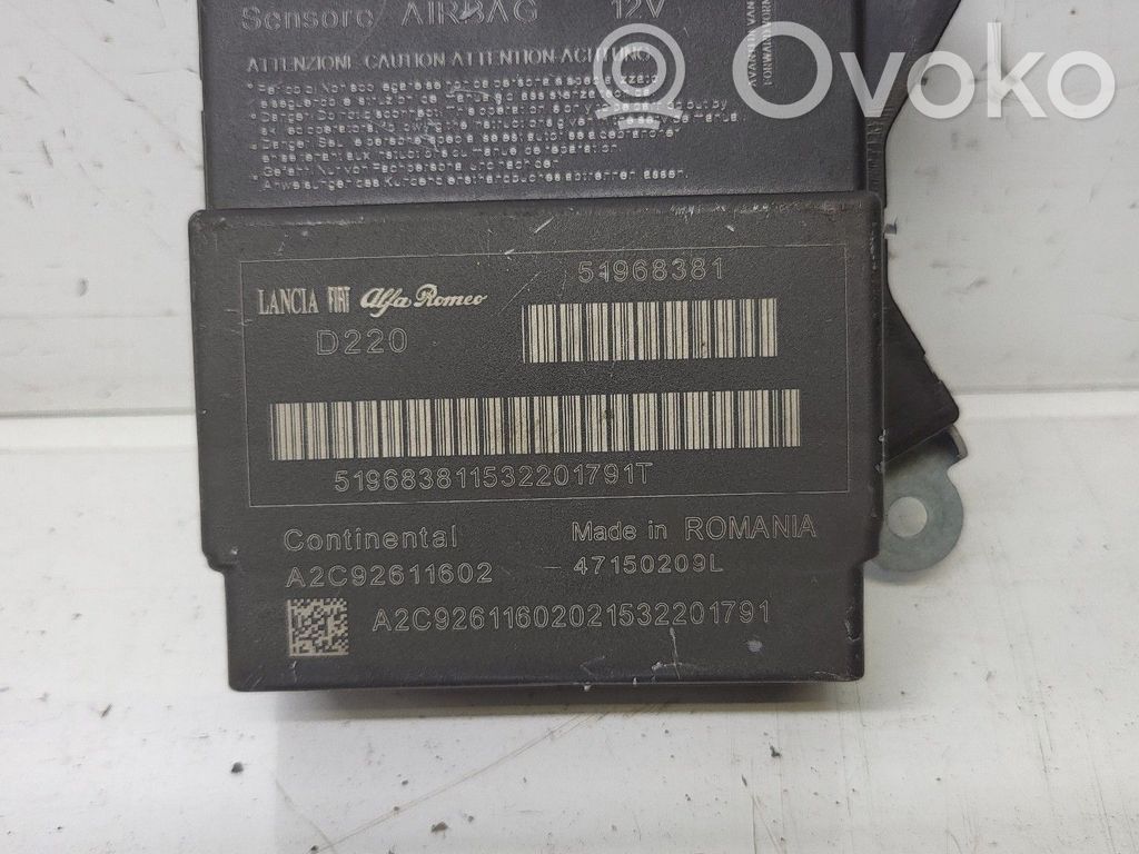 Fiat 500L Sterownik / Moduł Airbag 