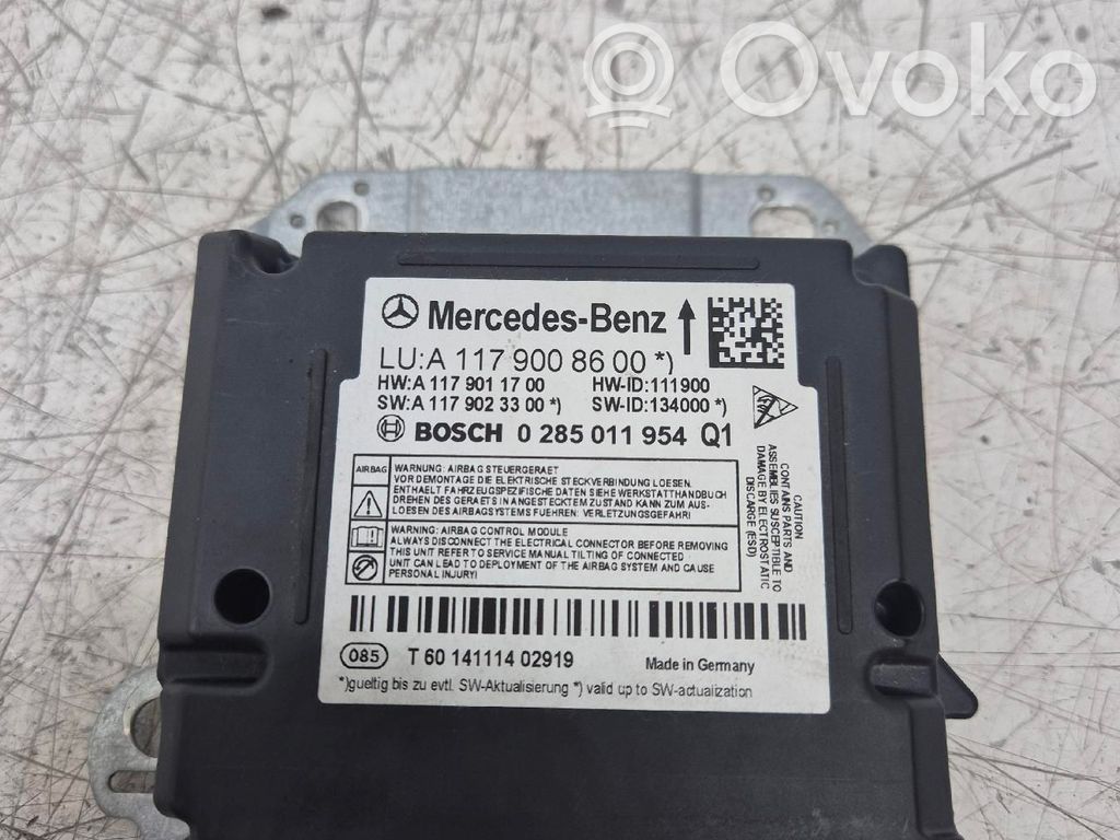 Mercedes-Benz A W176 Centralina/modulo airbag