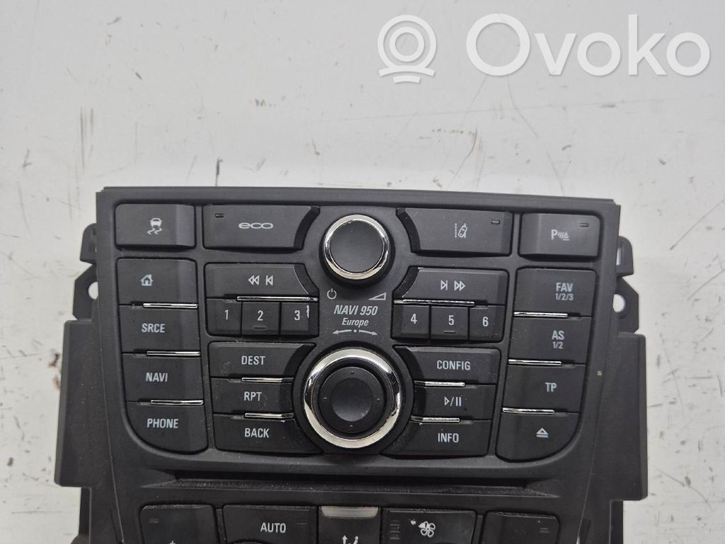 Opel Astra J Climate control unit 