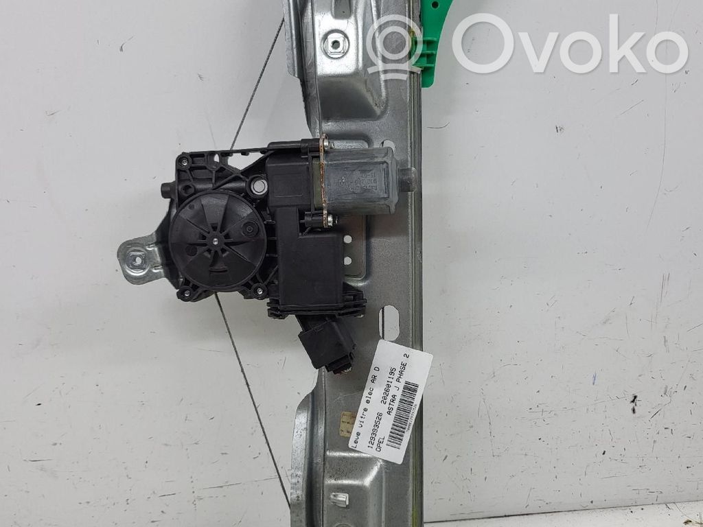 Opel Astra J Macara geam ușă spate cu motor