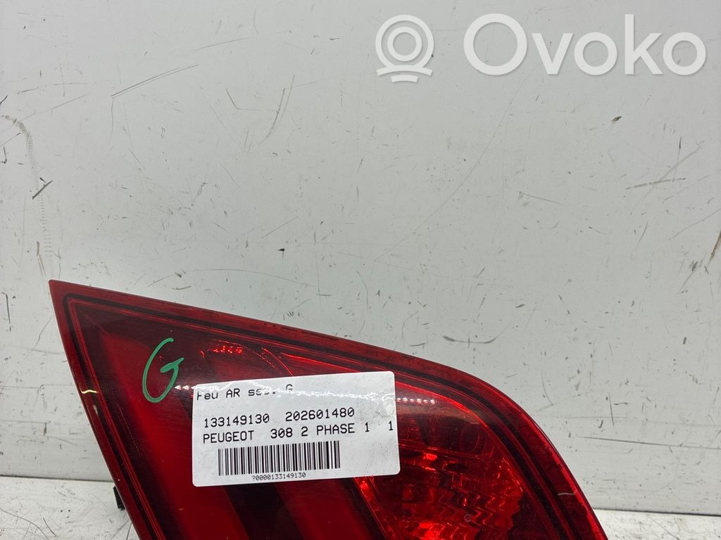 Peugeot 308 Lampy tylnej klapy bagażnika 