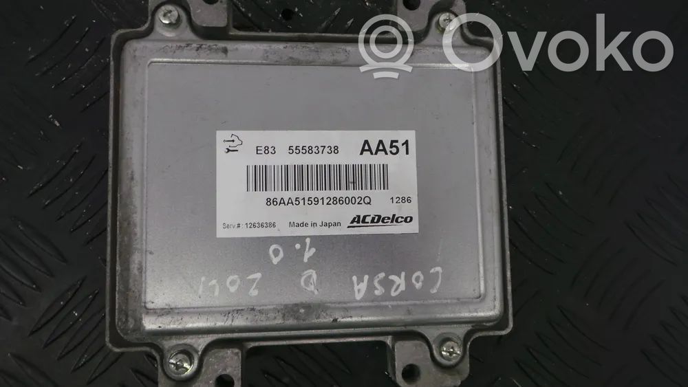 Opel Corsa D Engine control unit/module ECU 