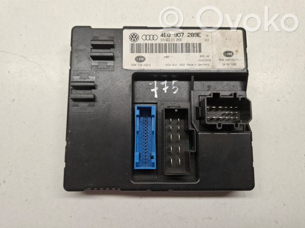 Comfort/convenience module   4E0907289E