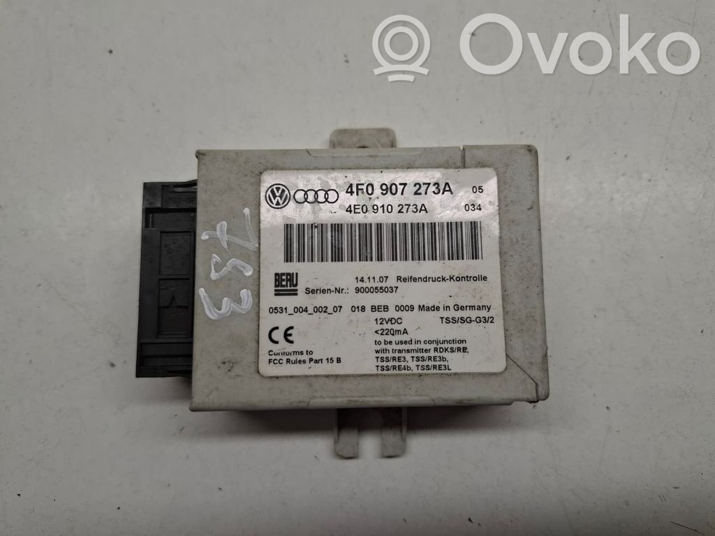 Audi A8 S8 D3 4E Tire pressure control unit 