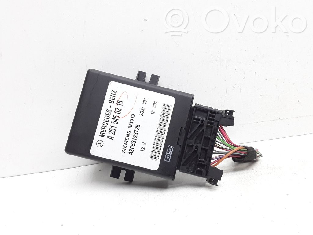 Module de commande suspension   A2515450216