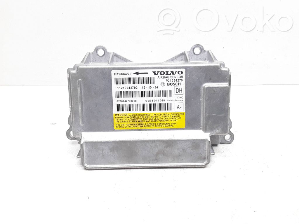 Volvo V60 Unitate/modul de comandă airbaguri 
