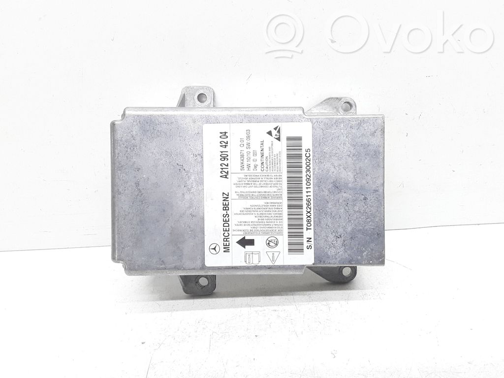 Centralina/modulo airbag   A2129014204,5WK43871