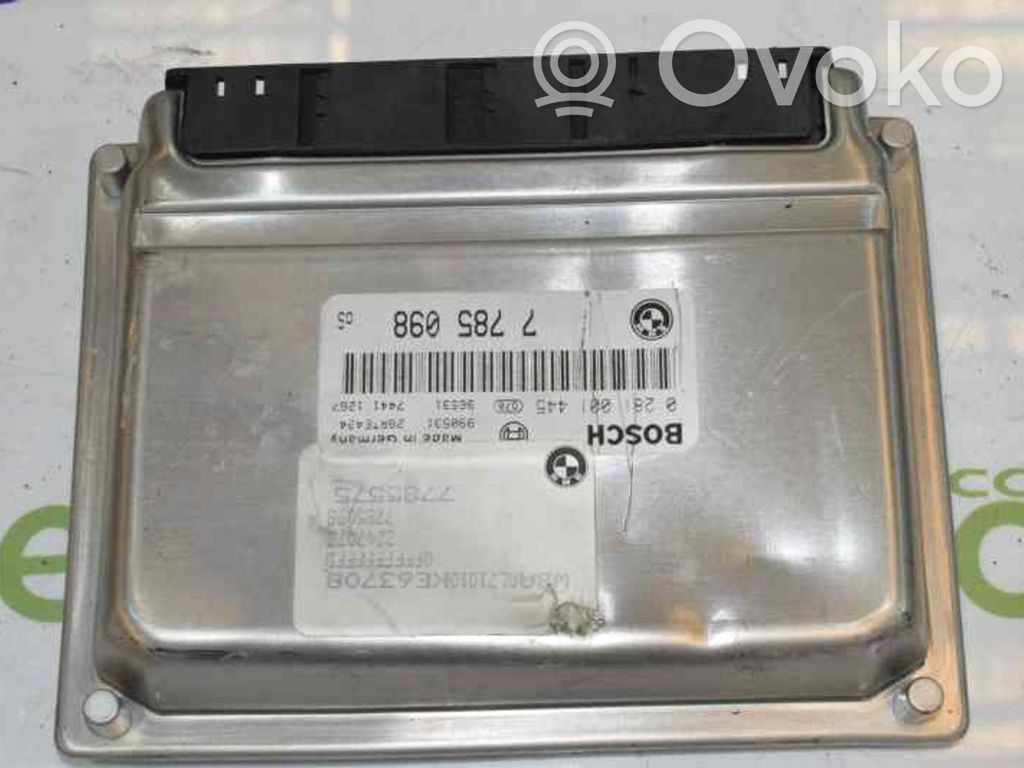 BMW X3 E83 Engine control unit/module 
