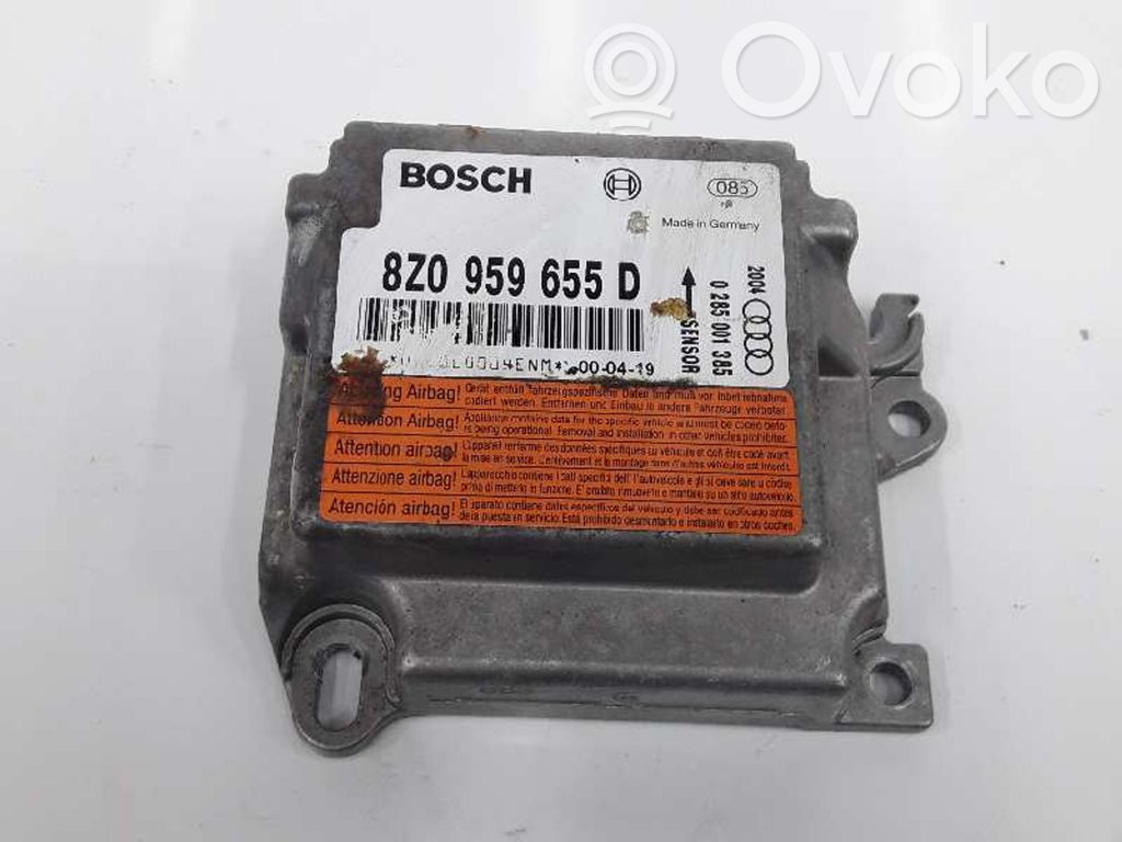 Airbag control unit/module   8Z0959655D,0285001385,8Z0959655D