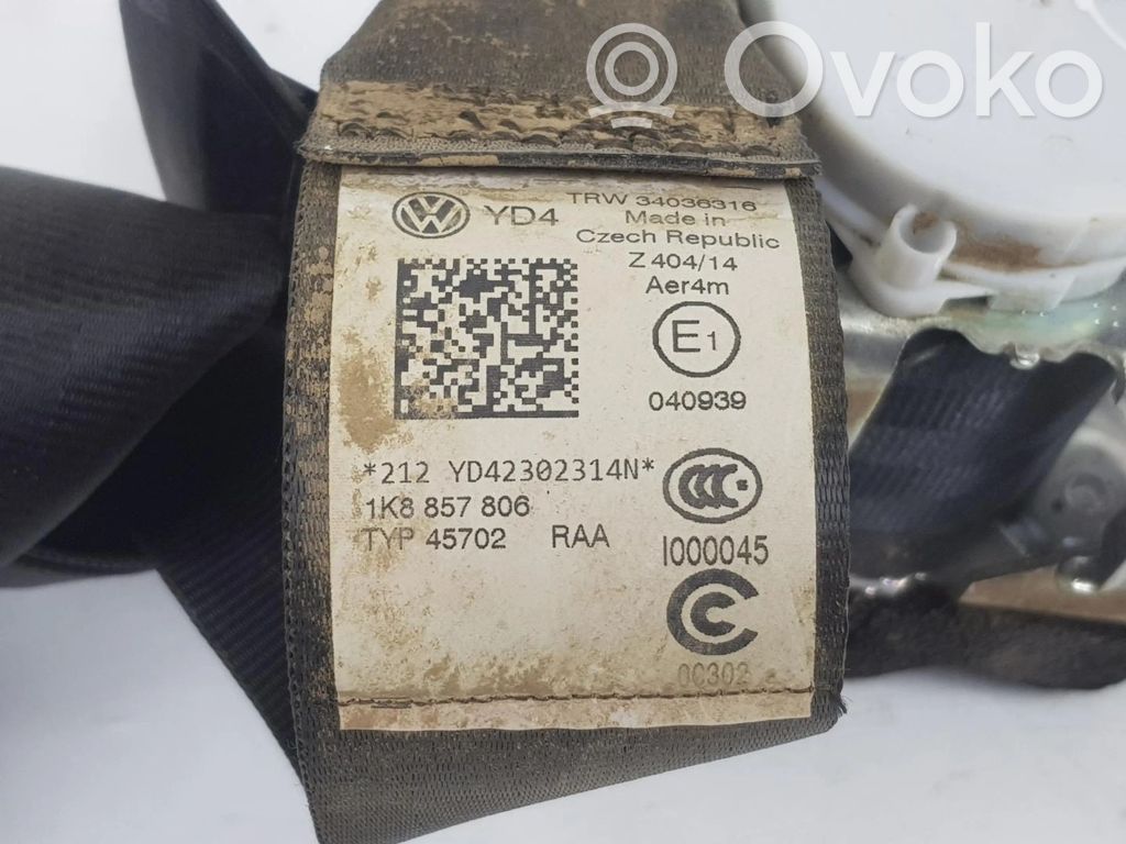 Cinturón trasero   1K8857806,1K8857806