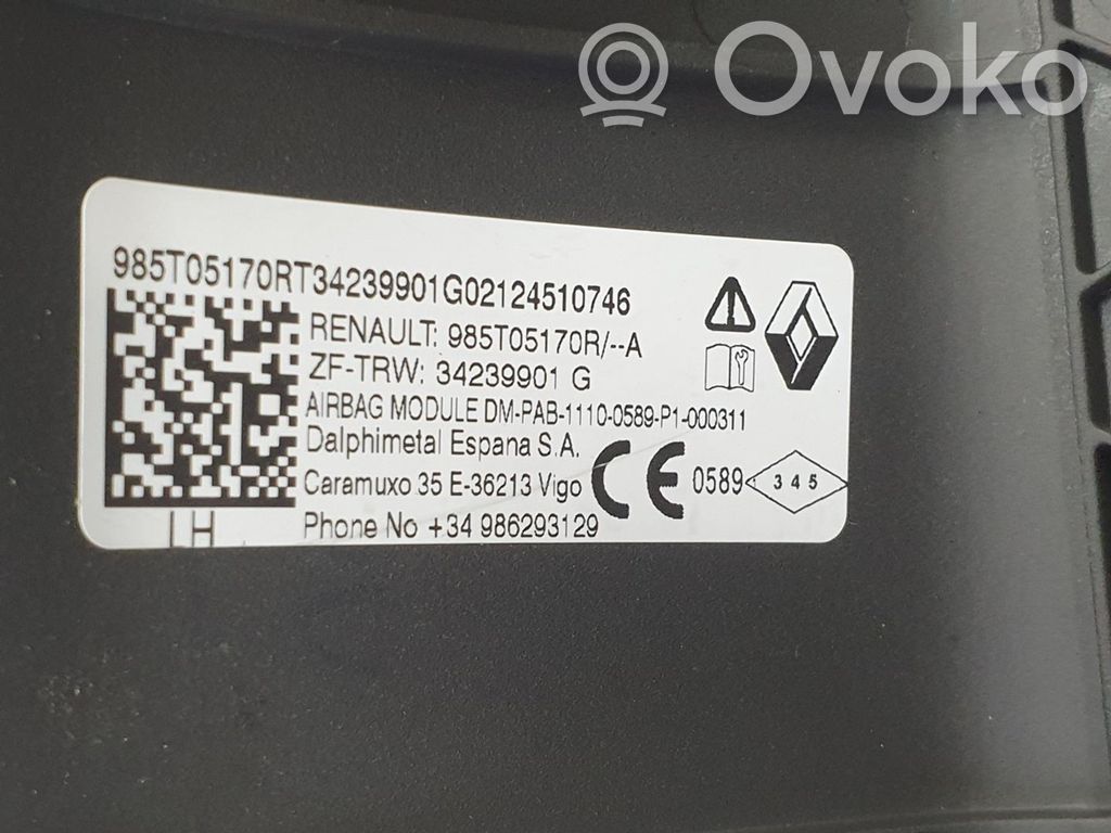 Dacia Duster Juego de airbag con panel 
