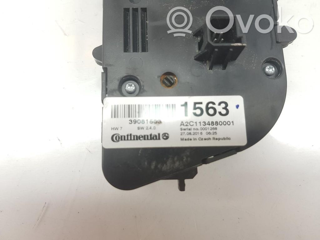 Unitate control climatizare   39081563,39081563