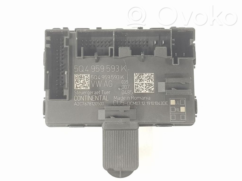 Altre centraline/moduli   5Q4959593K,A2C7678120500