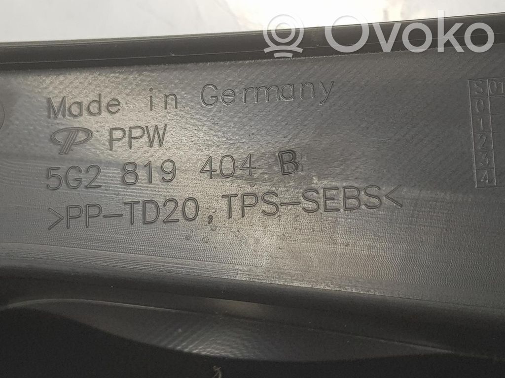 Volkswagen Golf VII Pyyhinkoneiston lista 
