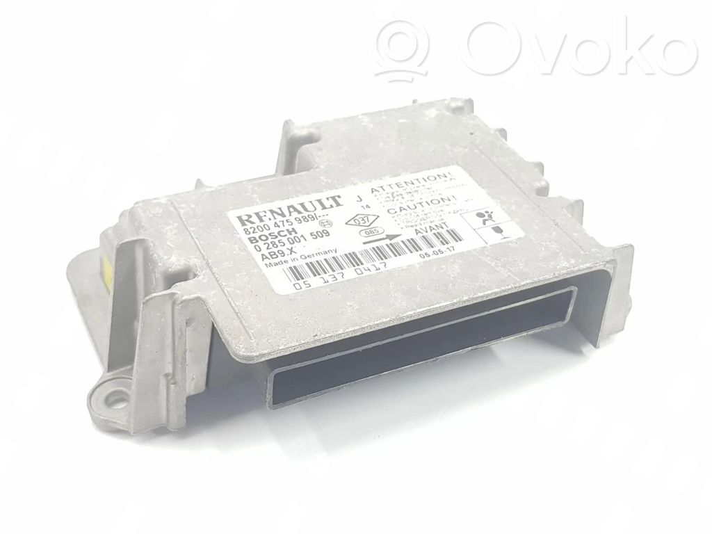 Airbag control unit/module   8200475989,0285001509