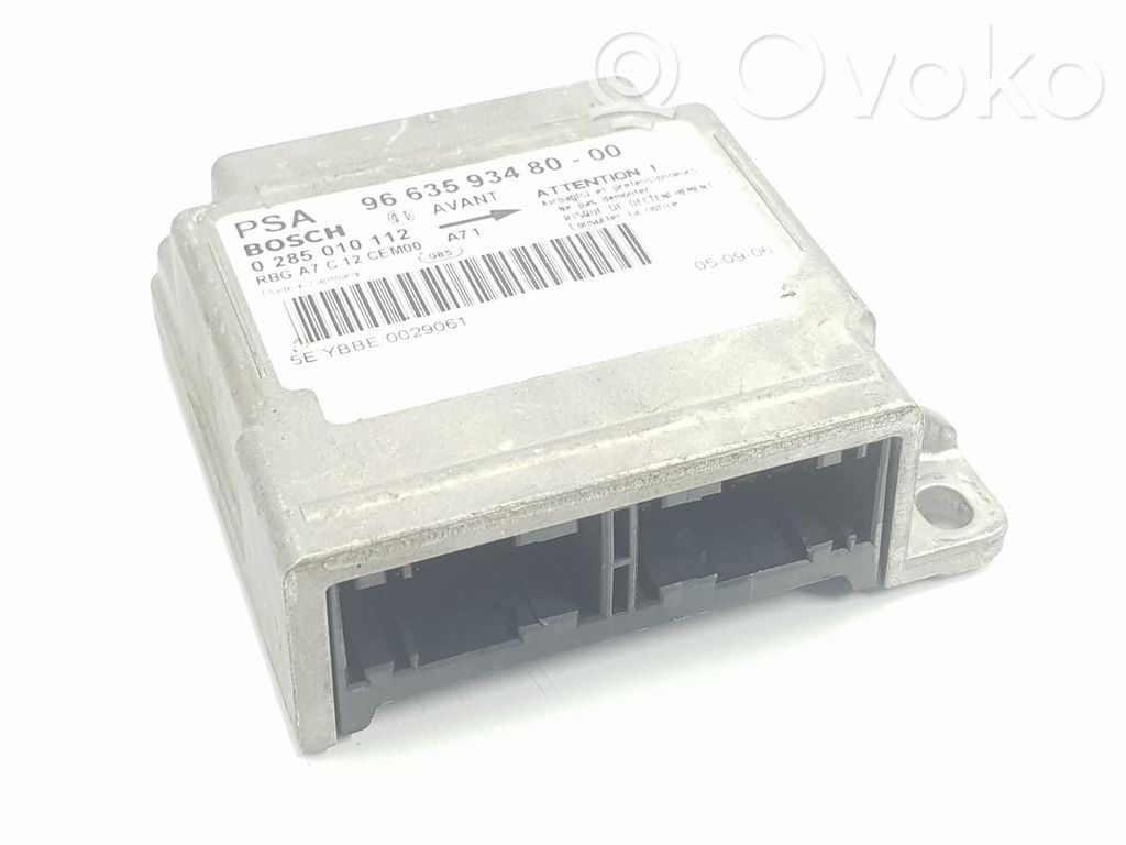 Peugeot 207 Unitate/modul de comandă airbaguri