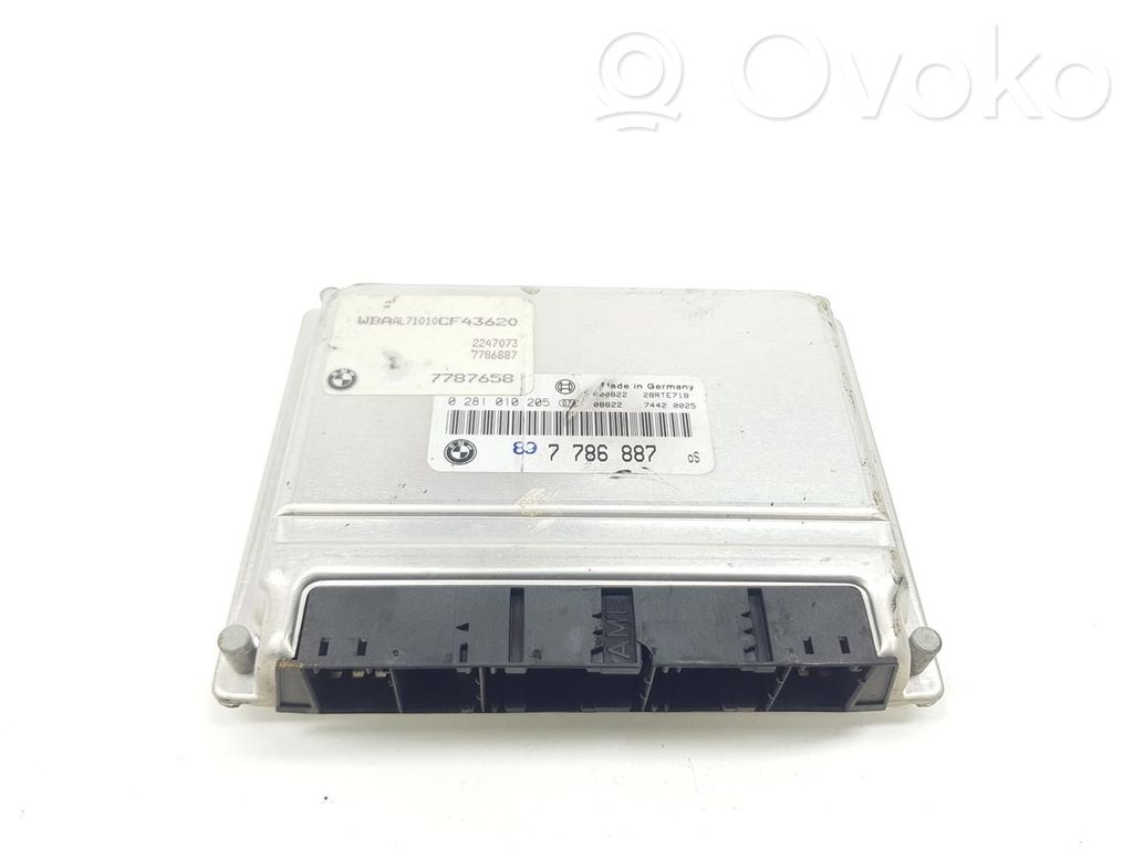 BMW 3 E46 Unitate/modul de control motor 