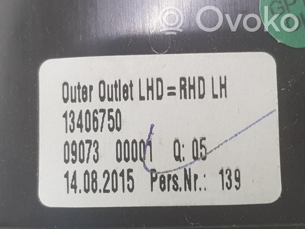 Opel Astra K Grilă ventilație centrală 