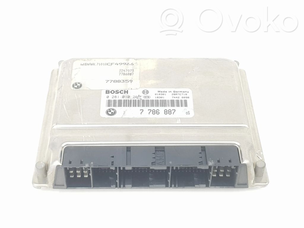 BMW 3 E46 Sterownik / Moduł ECU 