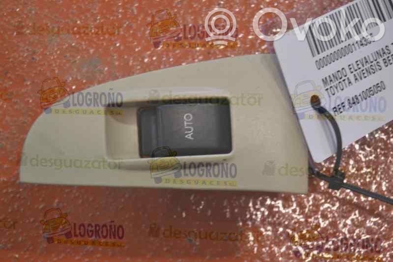 Toyota Avensis T250 Interruttore di controllo dell’alzacristalli elettrico 