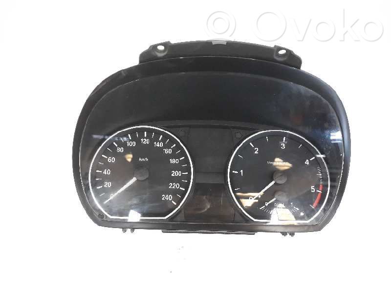 BMW 1 E81 E87 Compteur de vitesse tableau de bord