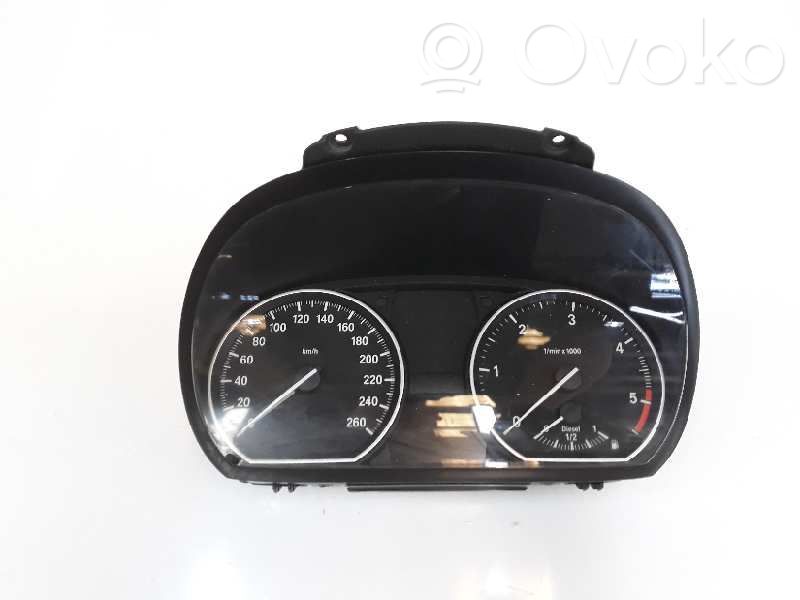 BMW 1 E81 E87 Spidometras (prietaisų skydelis) 