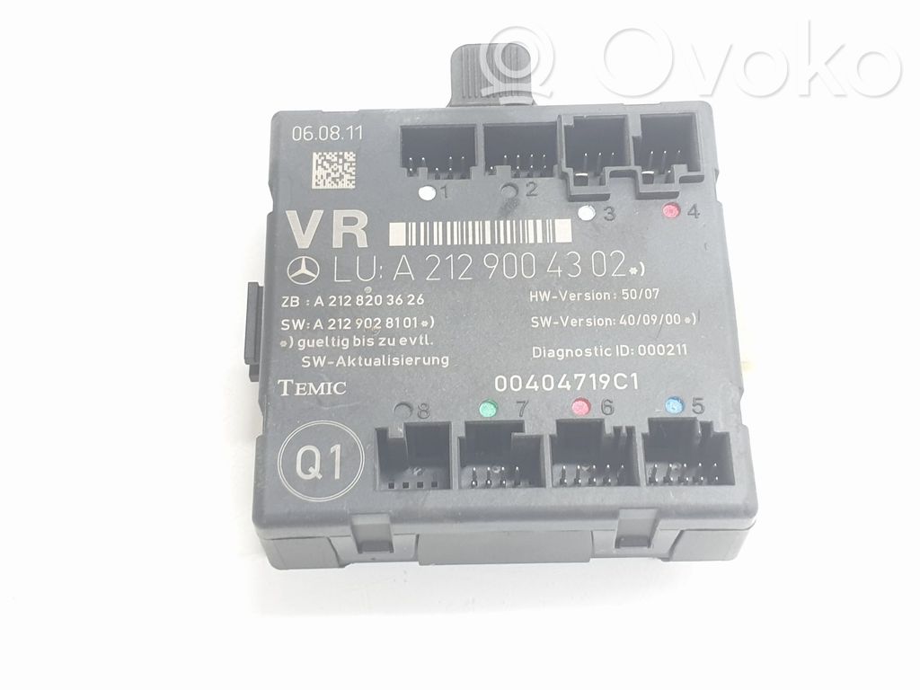 Alte unități/module de control   A2129004302,A2129004302