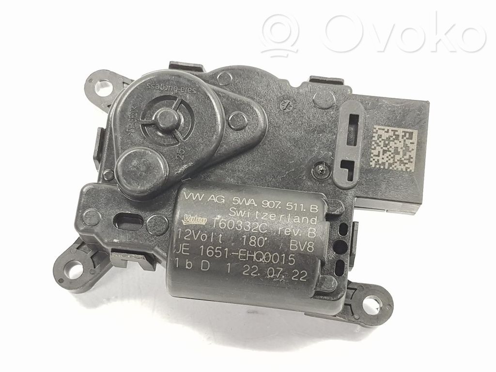 Motor/actuator clapetă aer   5WA907511B,5WA907511B