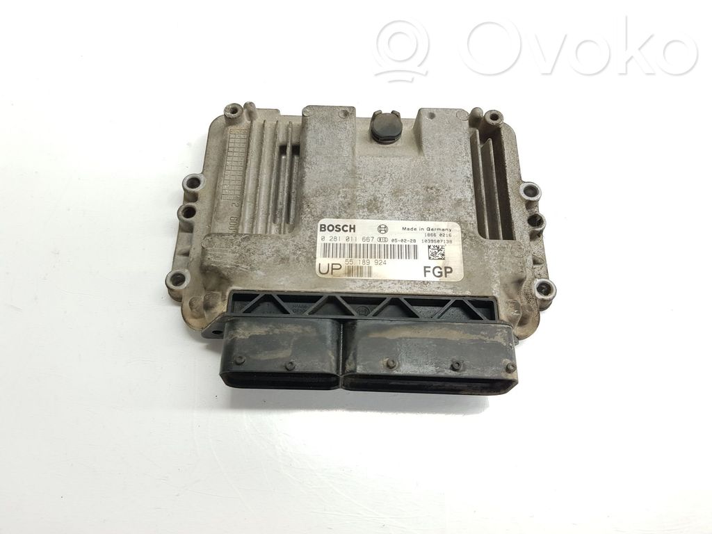 Opel Astra H Engine control unit/module 