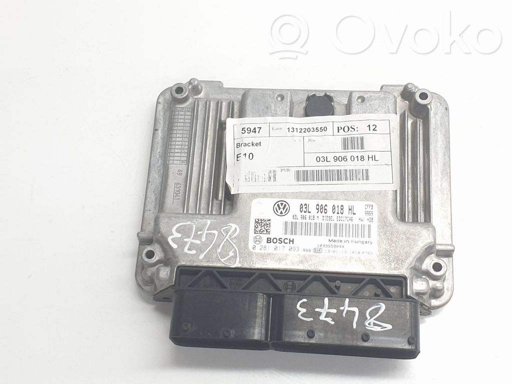 Engine control unit/module   03L906018M,03L906018HL