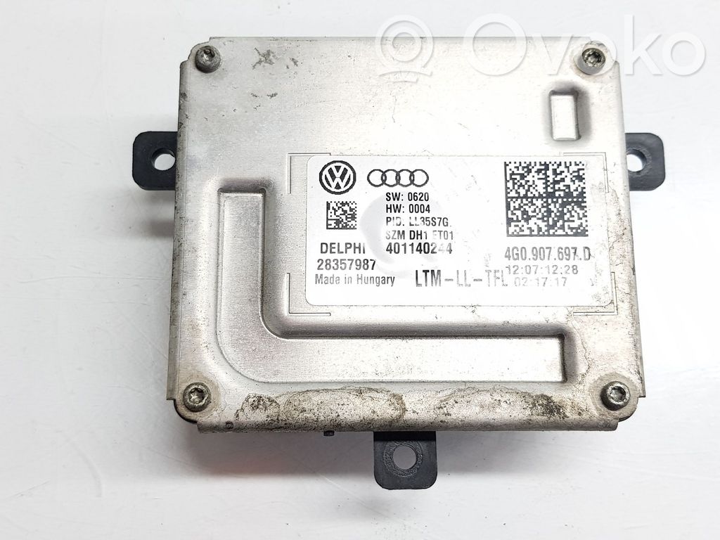 Unidad de control/módulo de los faros xenón   4G0907697D,4G0907697D